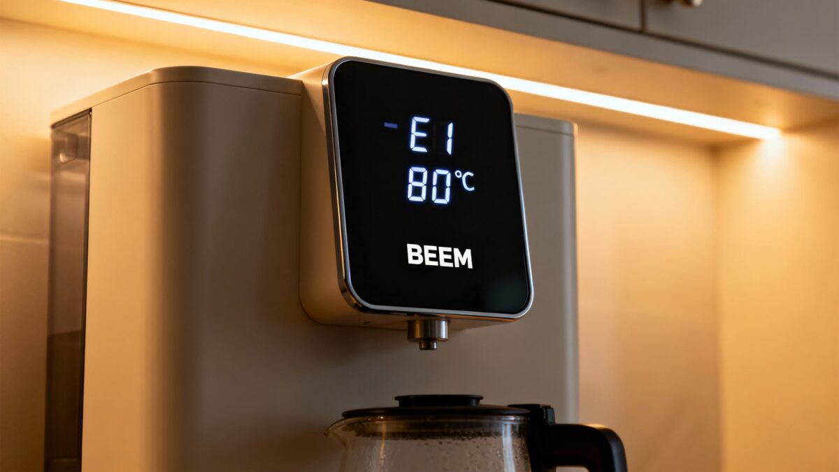 علت ارور E1 در چای ساز بیم (BEEM) چیست؟