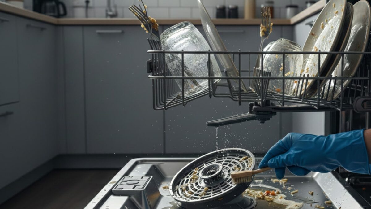 چرا ماشین ظرفشویی تمیز نمیکند؟