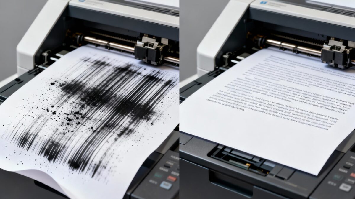 رفع مشکل کیفیت چاپ پرینتر