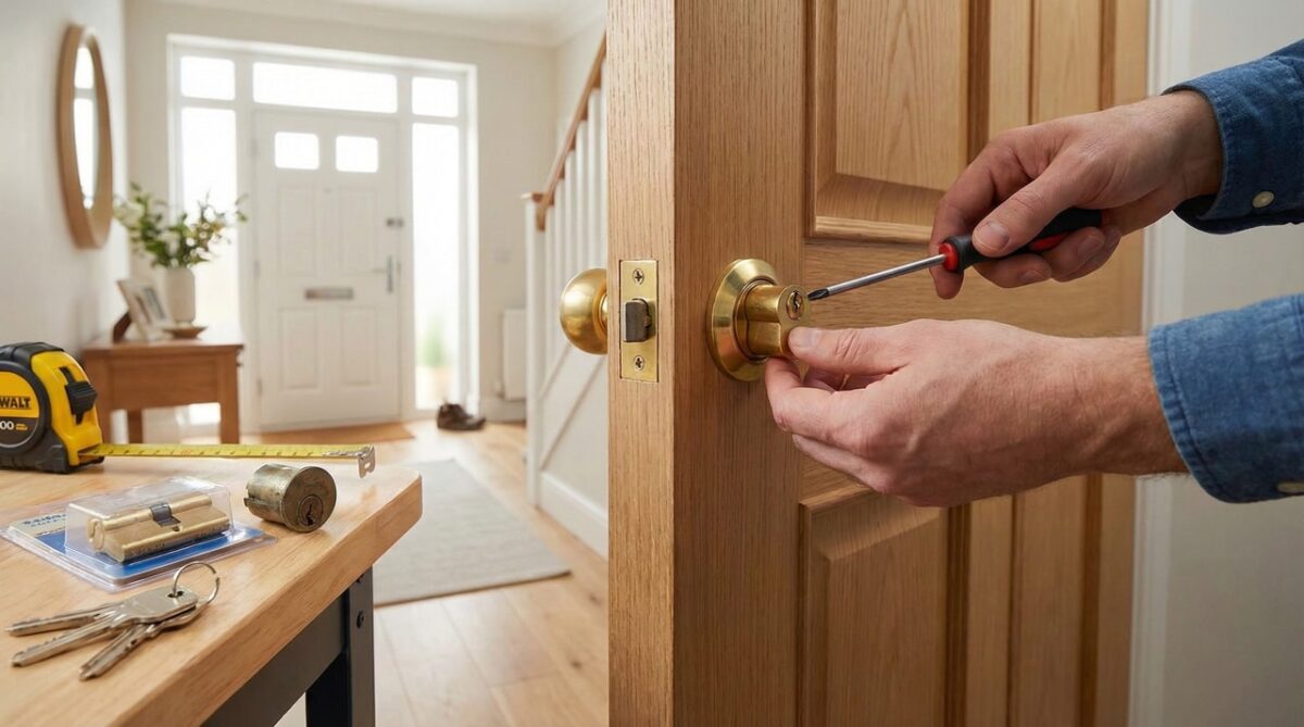 آموزش تعویض مغزی قفل درب