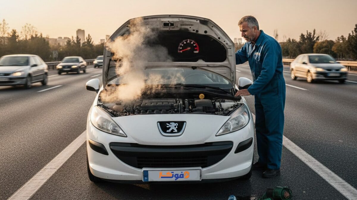 علت بالا رفتن آمپر آب پژو 206 و 207 + راه حل قطعی و فوری